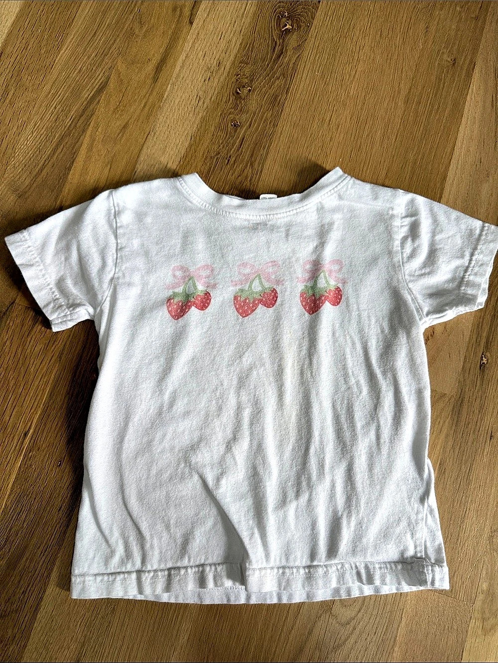 Rabbit Skins Strawberry Graphic Tee